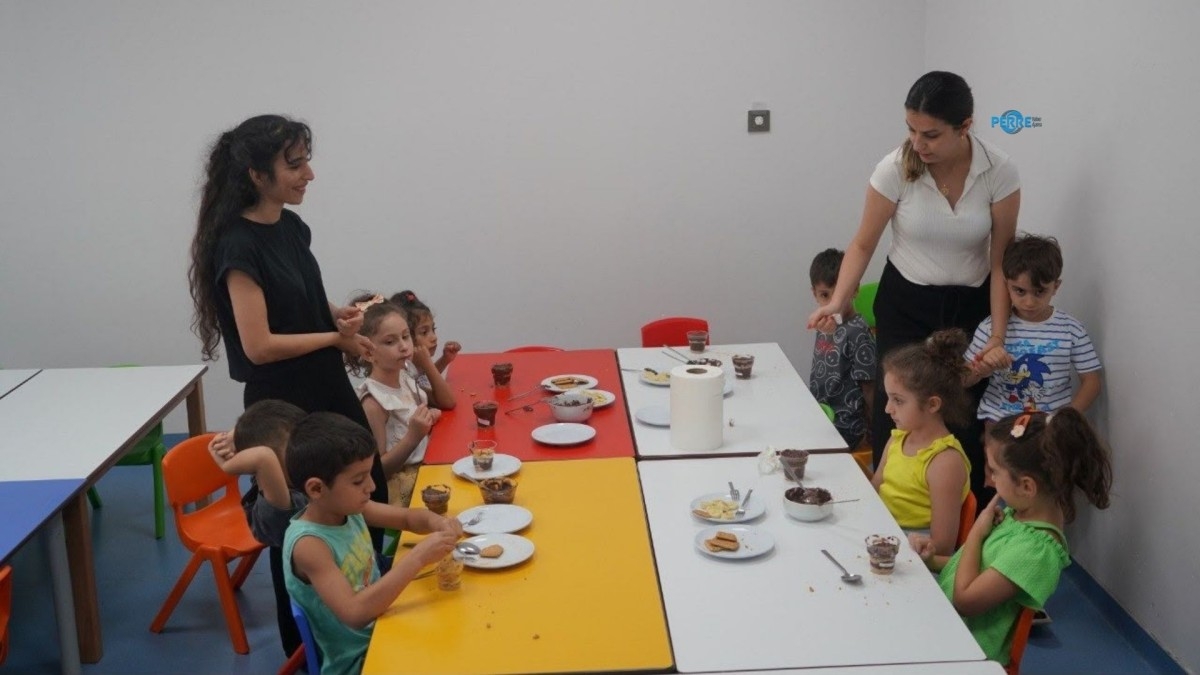 Tutdere, çocuk kampüslerinde 158 çocuğu spor, sanat ve kent kültürüyle buluşturuyor  - Videolu Haber
